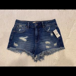 Emmy High Rise Denim Festival Shorts